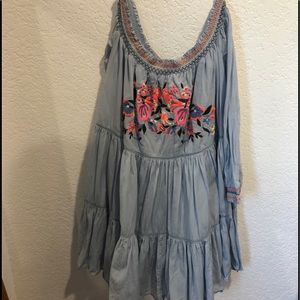 Free People off the shoulder Mini Dress